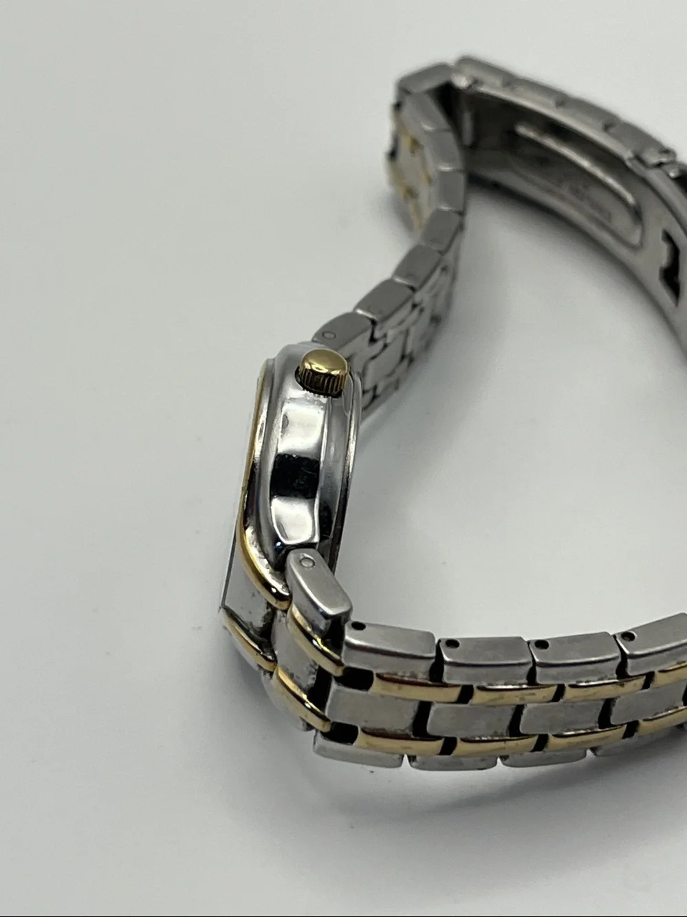 Timex Two-Tone Silver and Gold Women's Indiglo Bracelet Watch